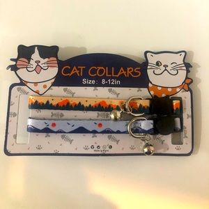 COPY - 2 new cat collars, breakaway with bells.